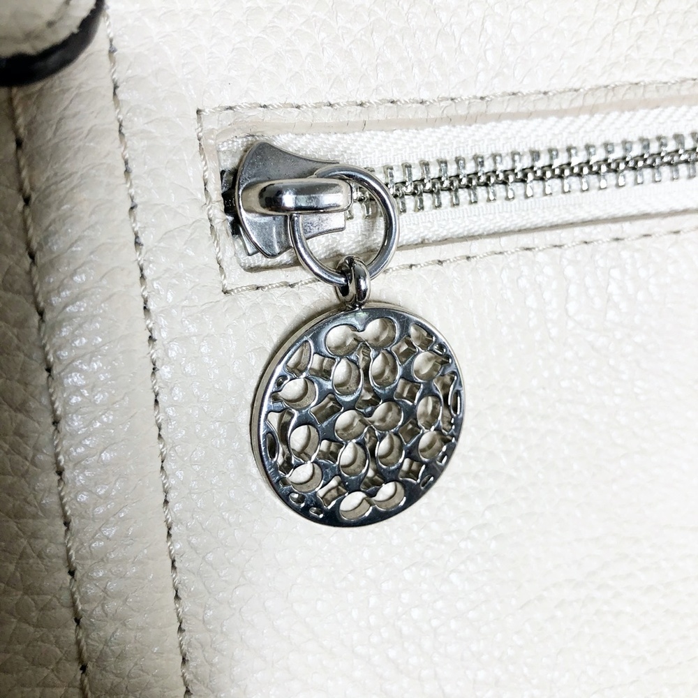 Coach Alexandra Convertible Leather Hobo Handbag - Picture 7 of 11